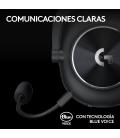 Auriculares gaming logitech g pro x 2 inalámbricos con lightspeed negros