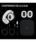 Auriculares gaming logitech g pro x 2 inalámbricos con lightspeed blancos