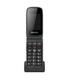 Telefono movil denver 2.4pulgadas - sms - dual band - dual sim - camara - boton sos - para mayores