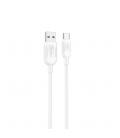 Cable qcharx athens usb a tipo c 3a - 1 m - pvc blanco