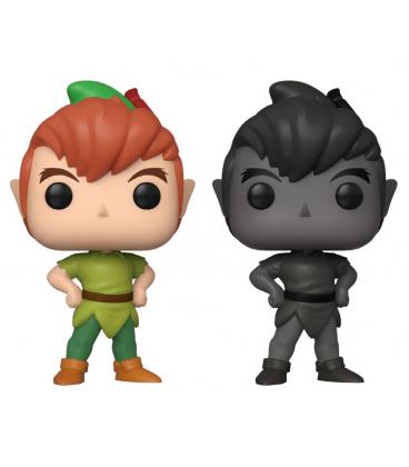 Pack de 2 funko pops disney peter pan con sombra