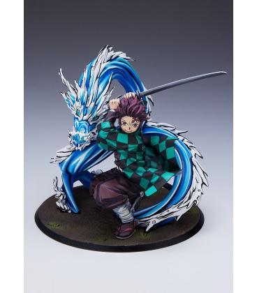 Estatua aniplex demon slayer kimetsu no yaiba tanjiro kamado 1 - 8 ver.19 cm