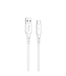 Cable qcharx lisbon usb a micro 24a - 1 m - pvc blanco