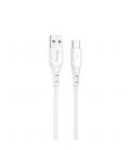 Cable qcharx lisbon usb a micro 24a - 1 m - pvc blanco