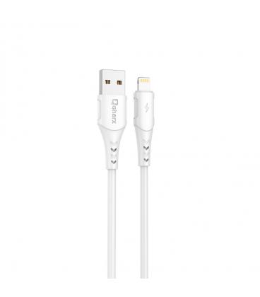 Cable qcharx lisbon usb a tipo c 3a - 1 m - pvc blanco