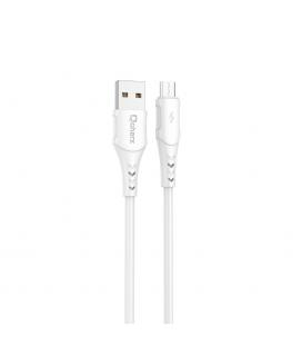 Cable qcharx lisbon usb a lightning 3a - 1 m - pvc blanco