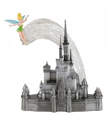 Figura decorativa enesco disney 100 castillo junto a campanilla