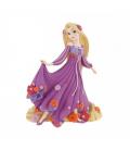 Figura decorativa enesco disney rapunzel floreada