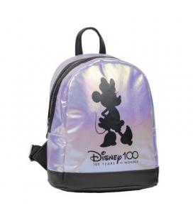 Mochila casual moda iridiscente disney 100