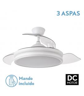 Yoevu - eos plus - ventilador 72w 7200lm blanco 3 aspas desp. 32 - 47x55 - 108 d.3 color.motor dc.remoto