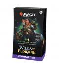 Juego de cartas magic the gatering mazos commander wilds of eldraine 4 mazos inglés