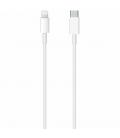 Cable original apple iphone usb tipo c a lightning - 1m - mm0a3zm - a - blanco