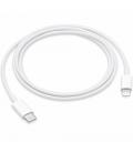 Cable original apple iphone usb tipo c a lightning - 1m - mm0a3zm - a - blanco