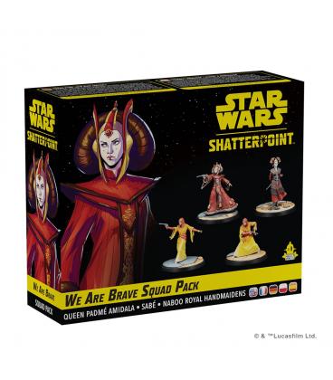 Juego de mesa star wars shatterpoint we are brave squad pack edad recomendada 14 años