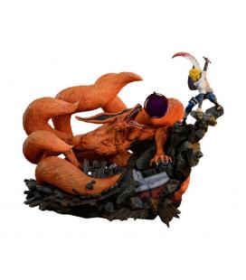 Figura naruto shippuden estatua 1 - 8 battle of destiny minato namikaze vs kurama