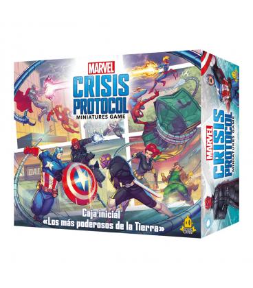 Juego de mesa marvel crisis protocol caja inicial los mas poderosos de la tierra edad recomendada 14 años