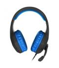 Auriculares con microfono genesis argon 200 gaming azules mini jack 3.5mm x2