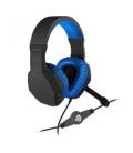 Auriculares con microfono genesis argon 200 gaming azules mini jack 3.5mm x2