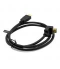 Cable hdmi a - a 90 grados awg 24 clase 2.0 de 1.8 m