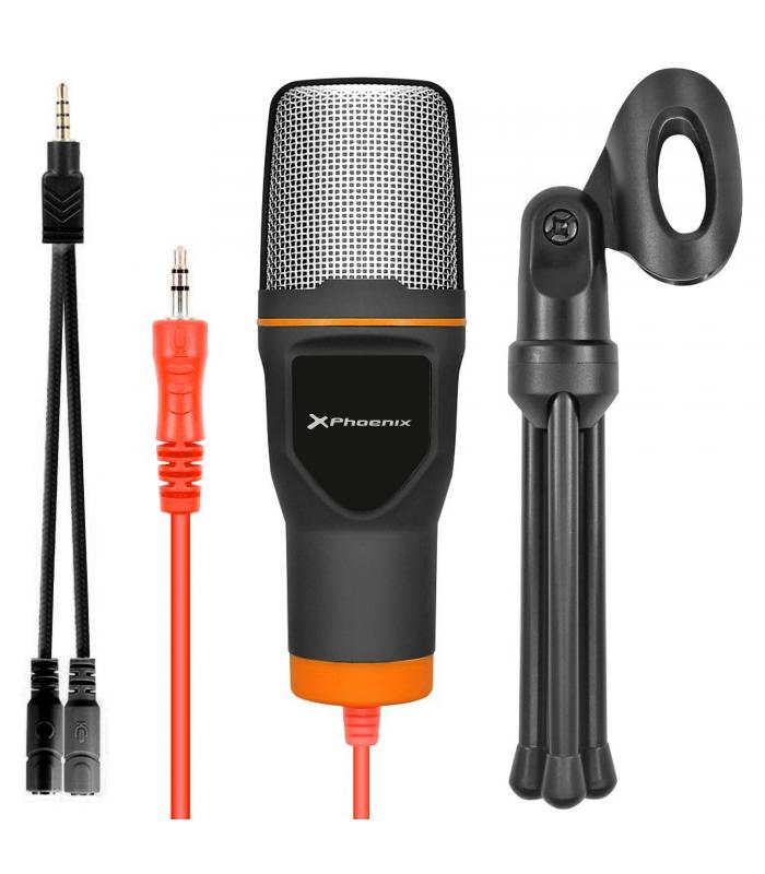 TooQ Micrófono Multimedia Con Braccio Flessibile E Jack 3.5 Mm - Colore Nero, Plug & Play Per PC E Laptop - 4