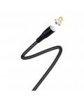 Cable de carga rápida 3a y datos - magnético - micro usb - 1 m