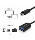 Adaptador phoenix usb a tipo c conversor usb 3.0 hembra a tipo c macho otg transferencia de datos