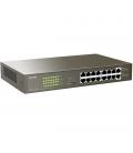 Switch 16 puertos gigabit ethernet 10 - 100 - 1000 tenda