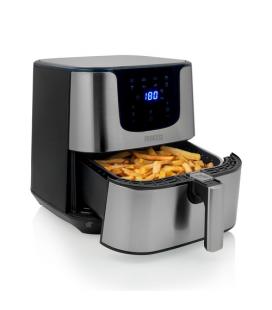 Princess 182060 Sencillo 5,5 L Independiente 1700 W Freidora de aire caliente Plata