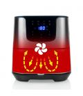 Princess 182060 Sencillo 5,5 L Independiente 1700 W Freidora de aire caliente Plata
