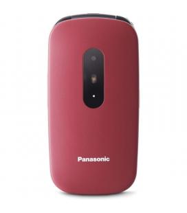 Teléfono móvil panasonic kx-tu446 para personas mayores/ rojo