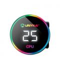 UNYKAch AquaStorm 240 Procesador Sistema de refrigeración líquida todo en uno 12 cm Negro 1 pieza(s)