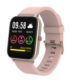 Smartwatch forever forevigo 3 sw-320/ notificaciones/ frecuencia cardíaca/ rosa oro