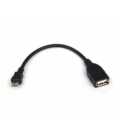 CABLE 3GO MICRO USB-USB M/H OTG 2.0 15CM