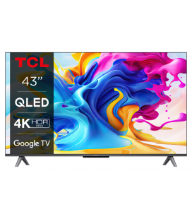 Televisor TCL QLED 43C649 43"/ Ultra HD 4K/ Smart TV/ WiFi