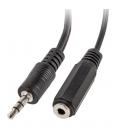 Adaptador lanberg jack stereo macho a jack stereo hembra x2 10 cm negro