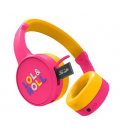 Auriculares micro energy sistem lol&roll pop rosa supraural - bt 5.1 - jack 3.5mm - multiplataforma