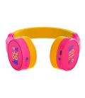 Auriculares micro energy sistem lol&roll pop rosa supraural - bt 5.1 - jack 3.5mm - multiplataforma