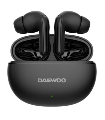 Auriculares bluetooth daewoo dw2004 con estuche de carga/ autonomía 5h/ negros