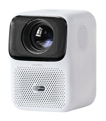 Proyector portátil wanbo t4/ 450 lúmenes/ full hd/ hdmi/ bluetooth/ wifi/ blanco