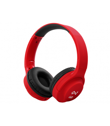 AURICULARES ESTÉREO DIGITAL CON MICRÓFONO 1,2 M CABLE TREVI DJ 601 M ROJO