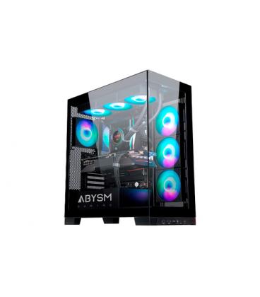 ABYSM Danube Sava H500 Black Escritorio Negro, Transparente