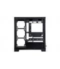 ABYSM Danube Sava H500 Black Escritorio Negro, Transparente
