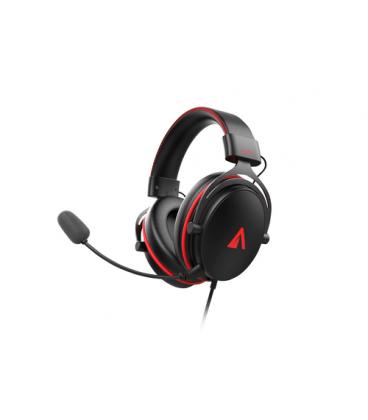 ABYSM AG700 Pro 7.1 Black Auriculares Alámbrico Diadema Juego Negro, Rojo