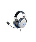 ABYSM AG700 Pro 7.1 White Auriculares Alámbrico Diadema Juego Azul, Blanco