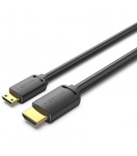 Cable hdmi 4k vention aghbh/ hdmi macho - mini hdmi macho/ 2m/ negro