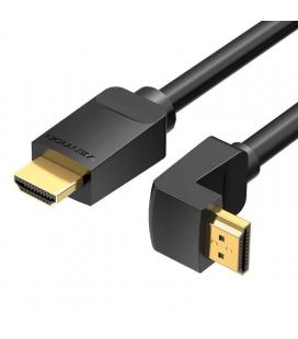 Cable hdmi 2.0 4k acodado vention aaqbi/ hdmi macho - hdmi macho/ 3m/ negro