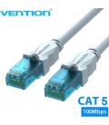 Cable de red rj45 utp vention vap-a10-s1500 cat.5e/ 15m/ azul y blanco