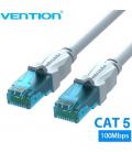 Cable de red rj45 utp vention vap-a10-s3000 cat.5e/ 30m/ azul y blanco