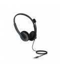 Auriculares micro energy sistem office 2 anthracite supraural - 30mm - cable 150cm - jack 3.5mm - antipop - 20hz