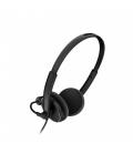 Auriculares micro energy sistem headset office 2+ negro supraural - 30mm - jack 3.5mm - antipop - 20hz - adaptador usb